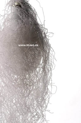 千奇百怪的燈飾羽毛和面條做的燈