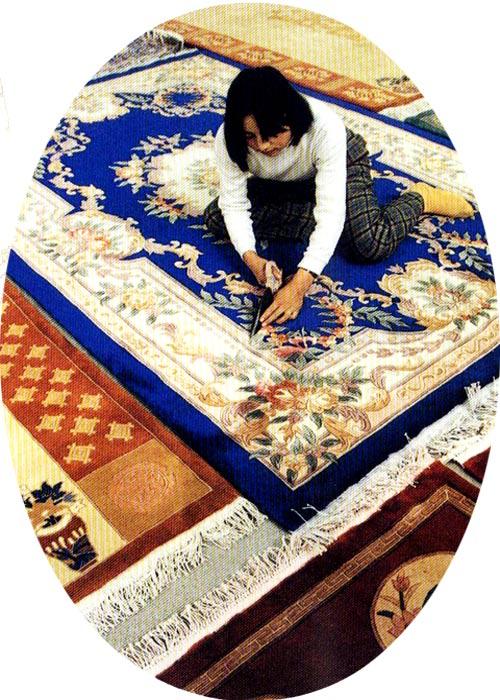 莊浪地毯生產線援助再就業