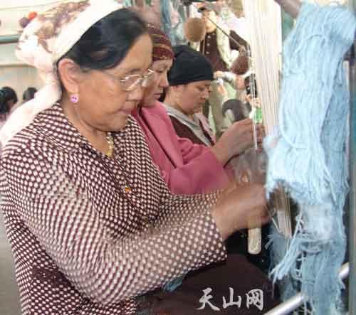 謝黨恩情系奧運繡花毯