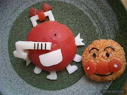 白領(lǐng)OL百變盒飯的表情