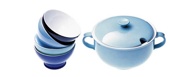 糖果般可愛彩色杯杯碗碗