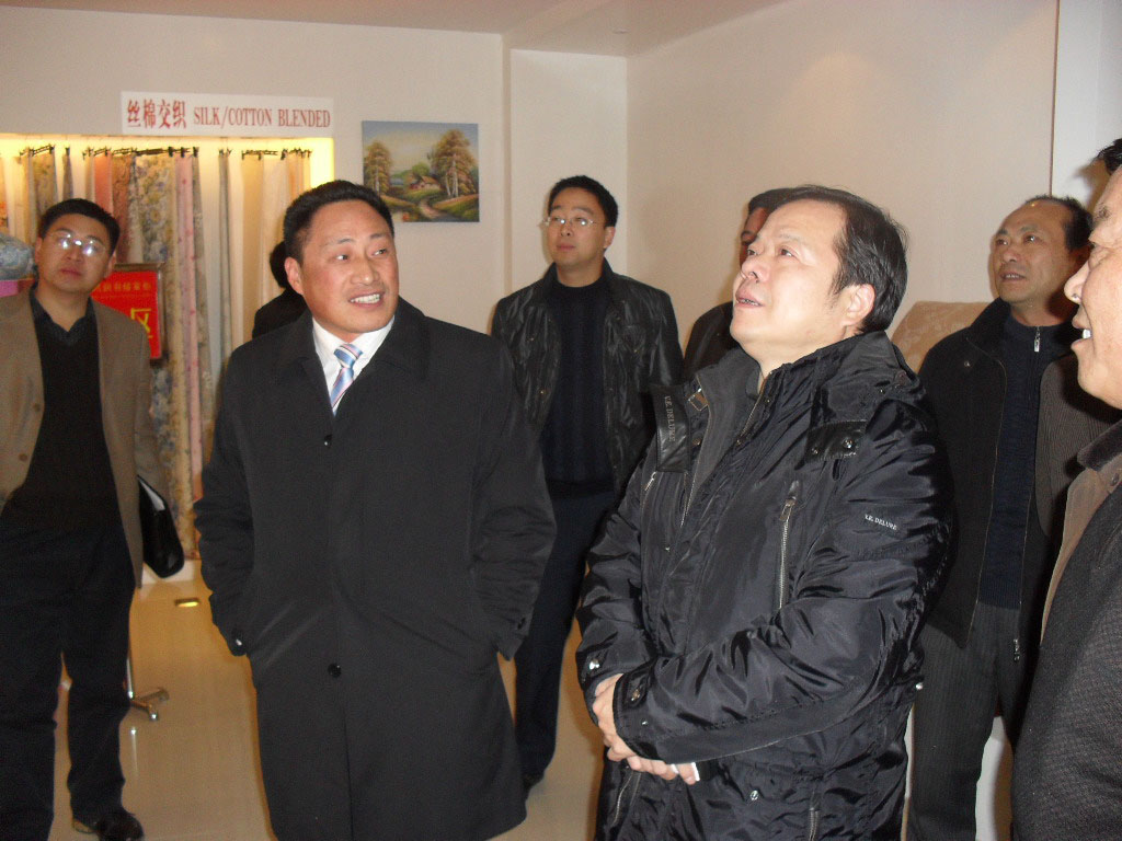 安徽農業發展銀行行長參觀鴻潤公司