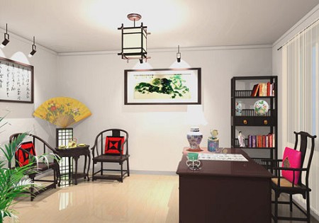 絕對經典的書房樣板間