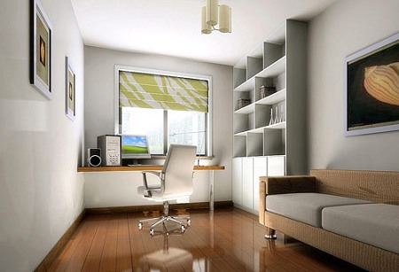 絕對(duì)經(jīng)典的書房樣板間