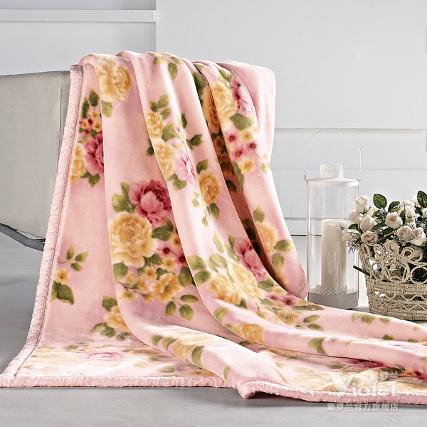 紫羅蘭:精致毛毯暖暖春意