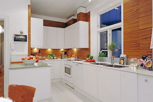 白色櫥柜演繹美味情緣