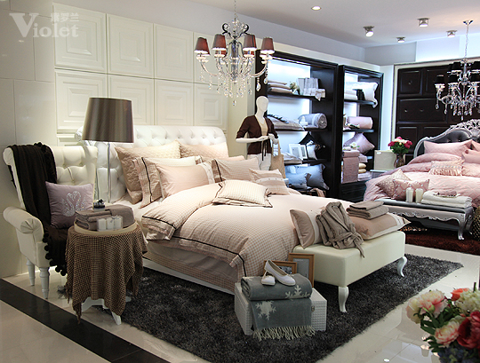 紫羅蘭在十大家紡品牌中的關注度