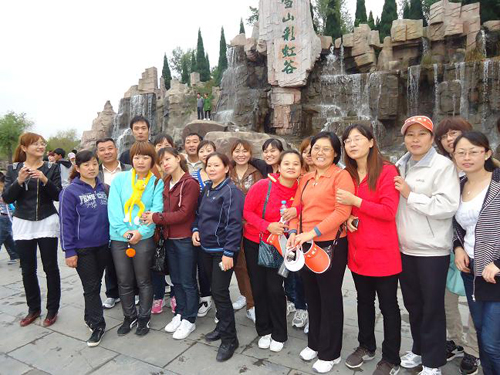 櫻花家紡:十一假期沂水一日游