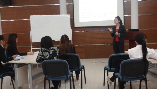 寶縵家紡舉辦新員工產品知識培訓課