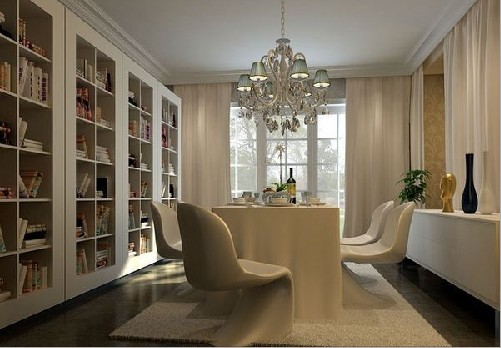 典雅大方高貴時尚白色現代家居