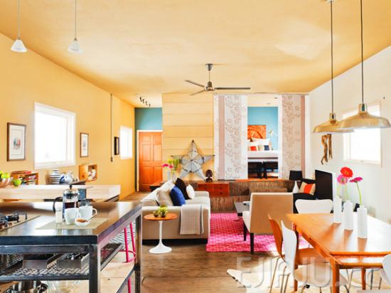 【小戶型】玩色主義橙與藍的糖果公寓