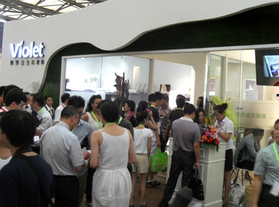 家紡展上紫羅蘭生機家紡業績喜人