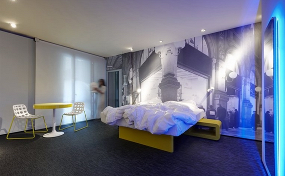 米蘭TownHouse酒店黃色家具炫出時尚
