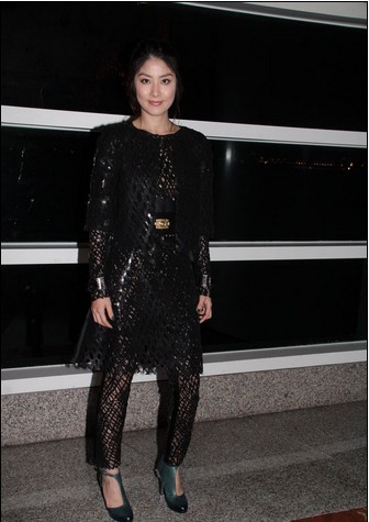 泰豐代言人陳慧琳黑衣助陣慈善晚宴