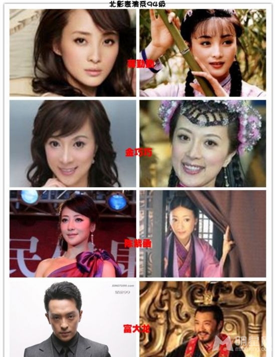 金巧巧蔣勤勤盤點娛樂圈的同班同學