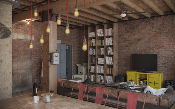 俄羅斯工業風LOFT住宅