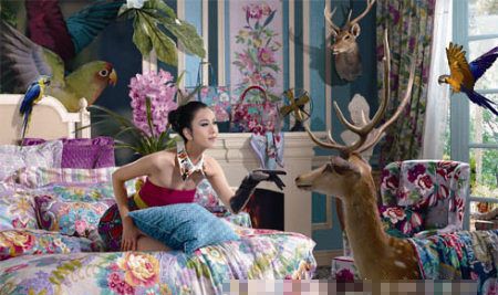 富安娜2014春夏新品“游園·驚艷”發布