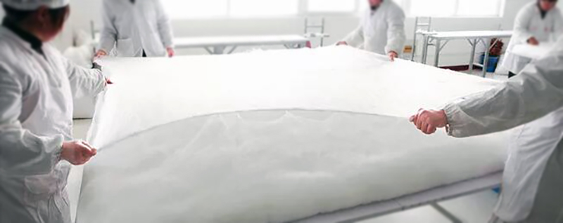 夕禾絲綢學堂之蠶絲被的制作