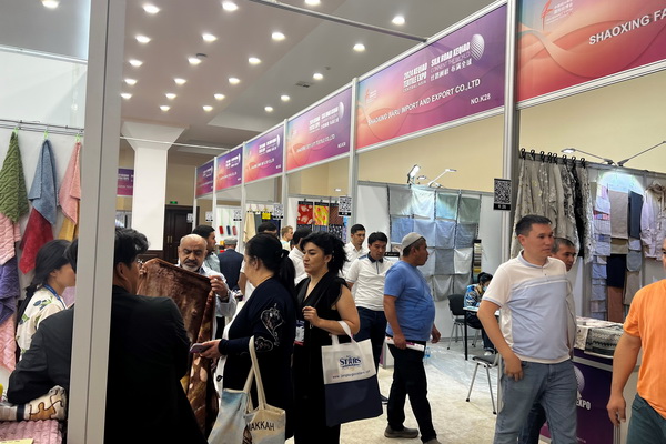 46家企業組團參展！柯橋首個中亞紡織展在烏茲別克斯坦舉行