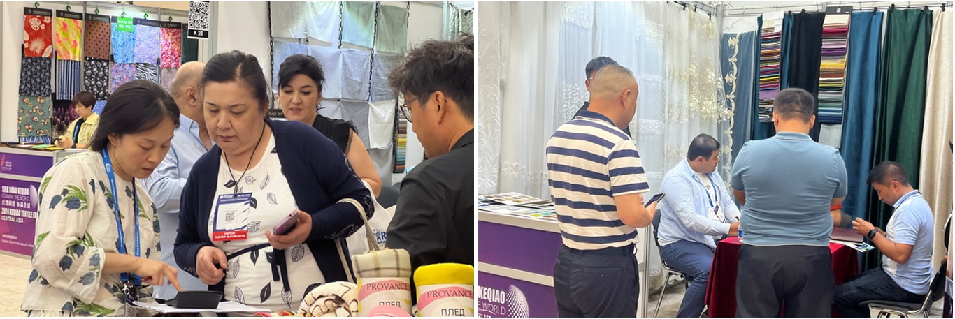 46家企業組團參展！柯橋首個中亞紡織展在烏茲別克斯坦舉行